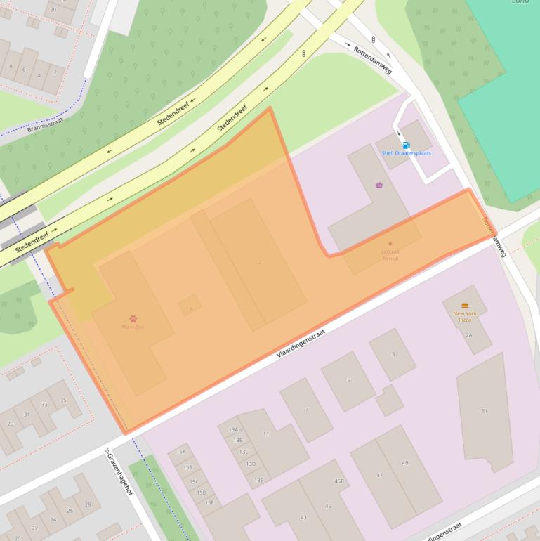 Kaart van postcodegebied 1324LC.