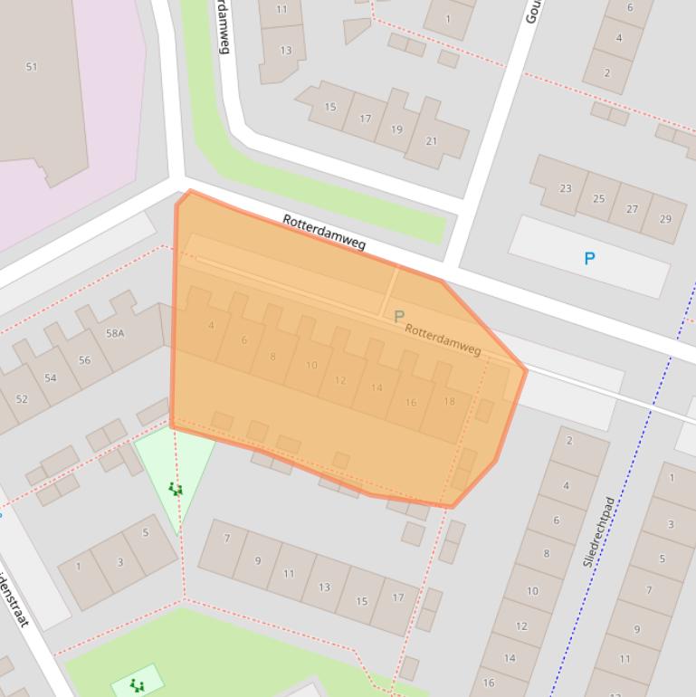 Kaart van postcodegebied 1324LN.