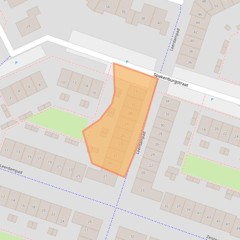 Kaart van postcodegebied 1324LS.