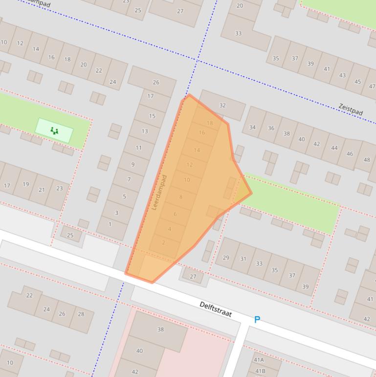 Kaart van postcodegebied 1324LT.