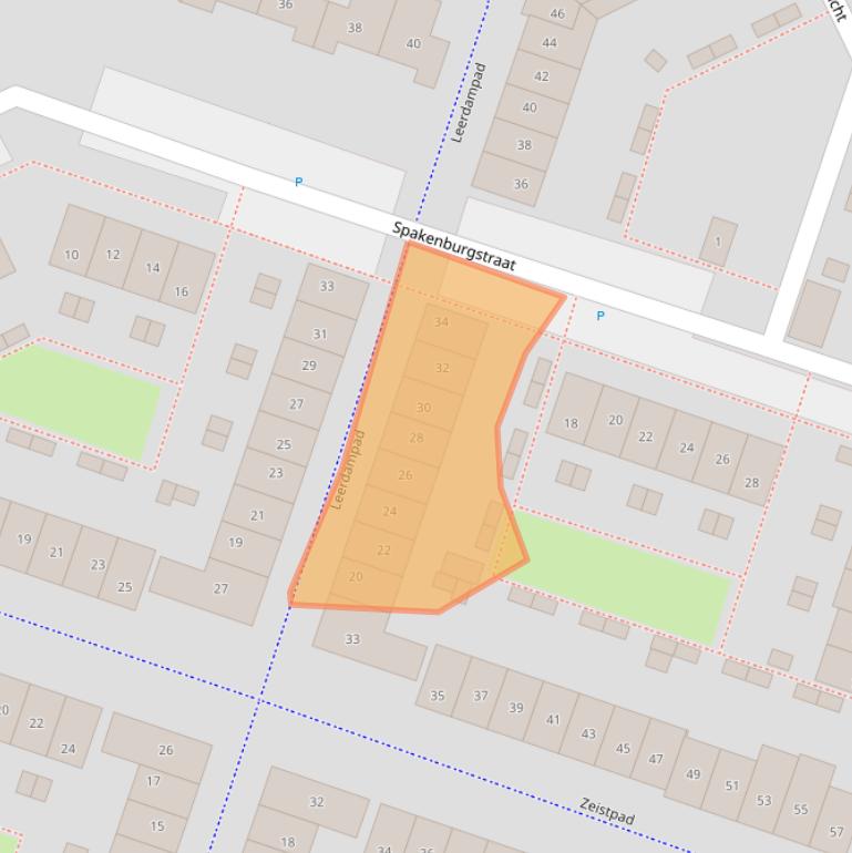 Kaart van postcodegebied 1324LV.