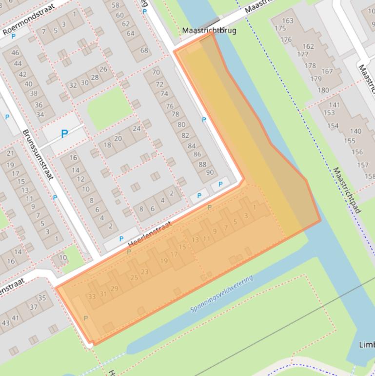 Kaart van postcodegebied 1324MC.