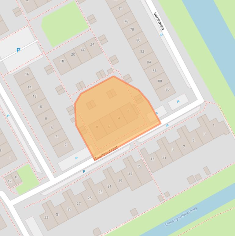 Kaart van postcodegebied 1324ME.