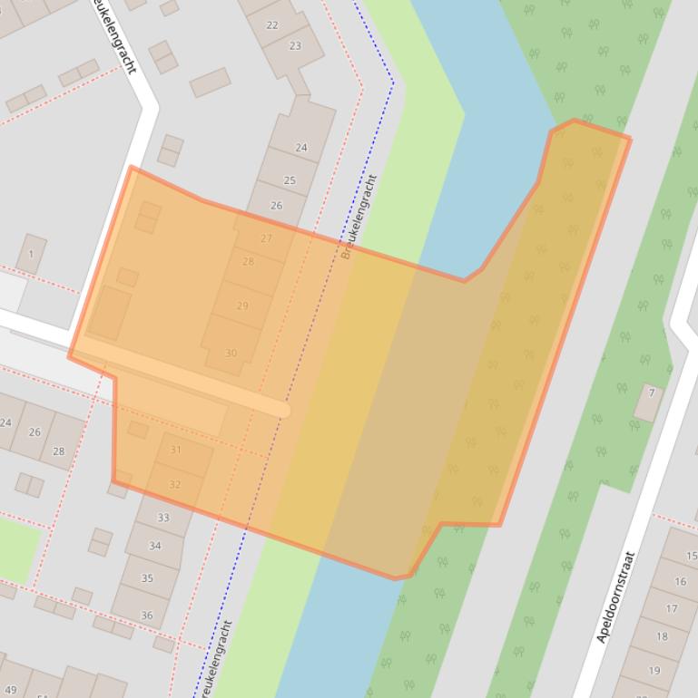 Kaart van postcodegebied 1324NH.