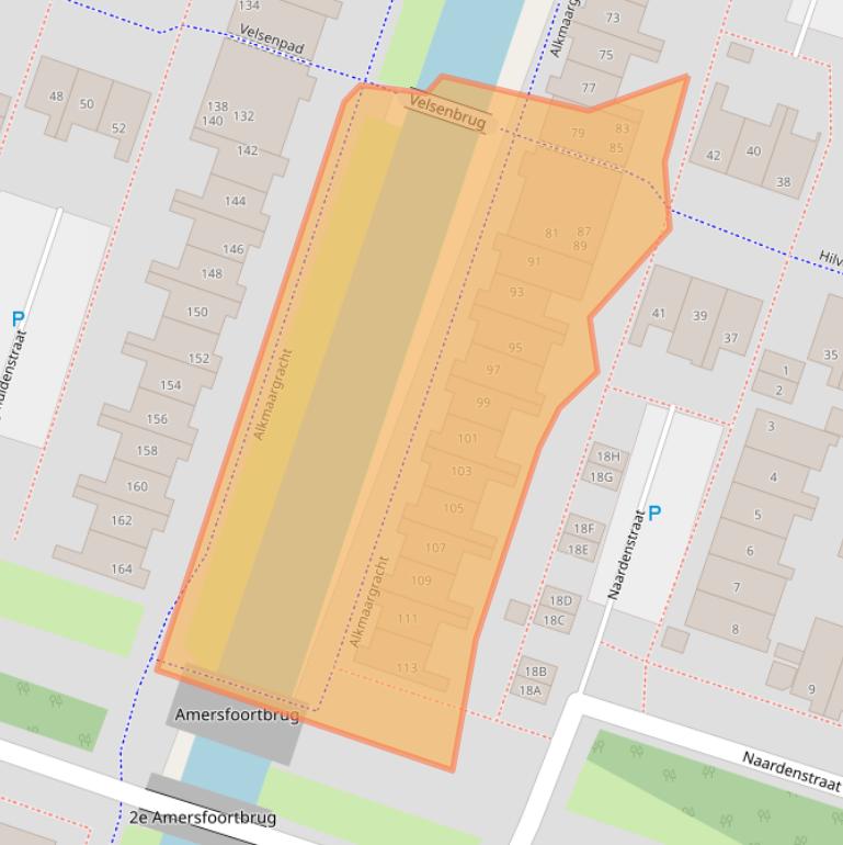 Kaart van postcodegebied 1324PM.