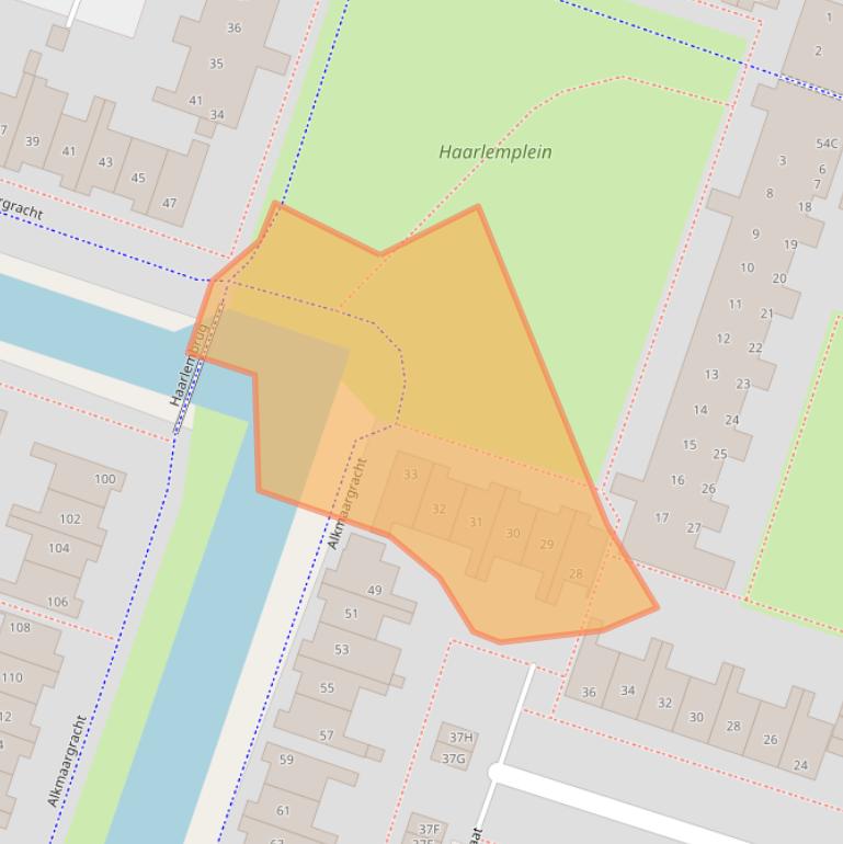 Kaart van postcodegebied 1324RV.