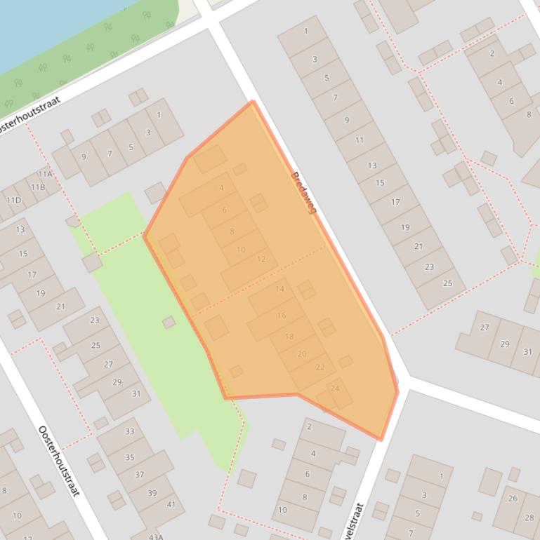 Kaart van postcodegebied 1324XV.