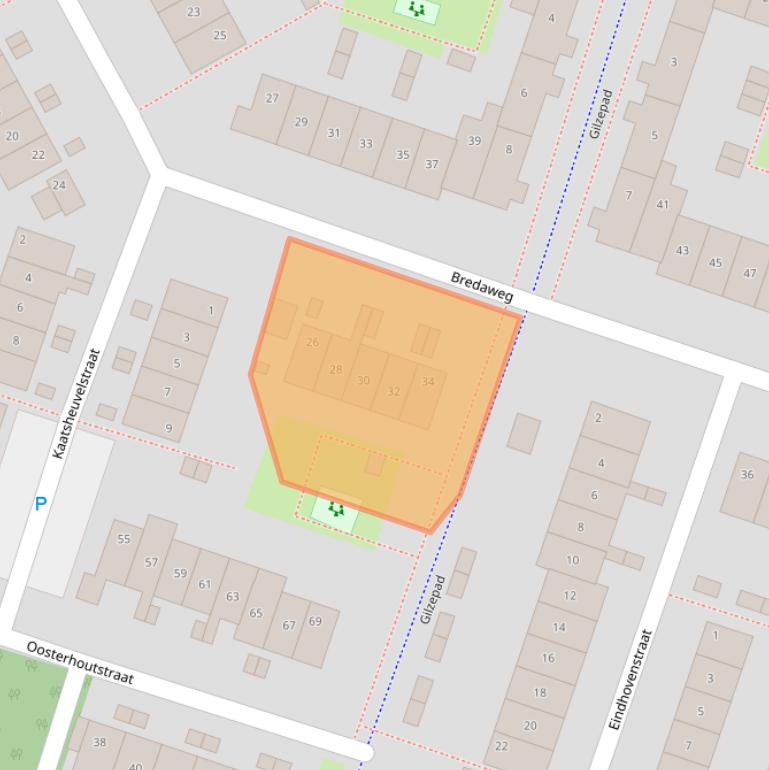 Kaart van postcodegebied 1324XW.