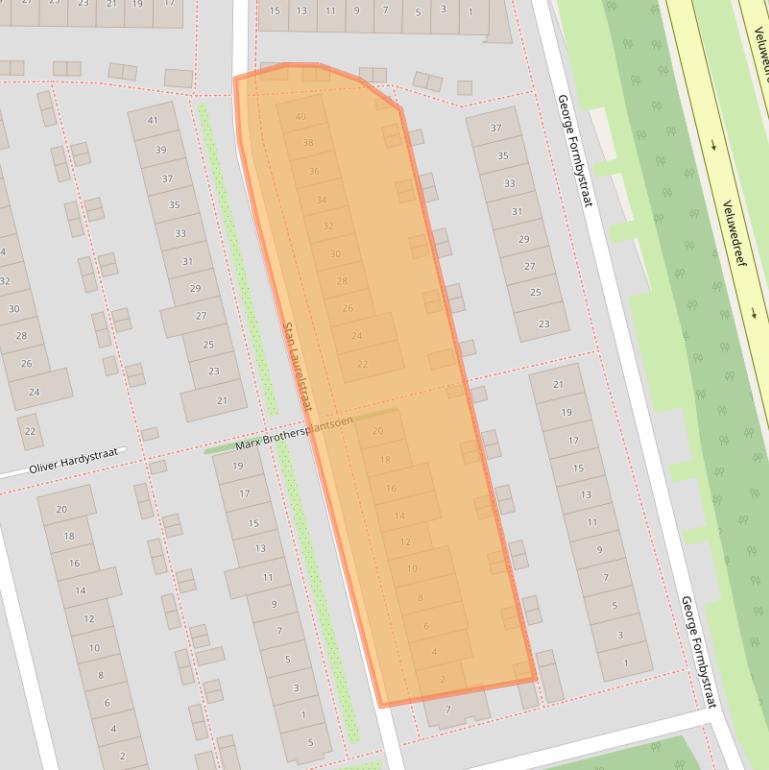 Kaart van postcodegebied 1325CV.