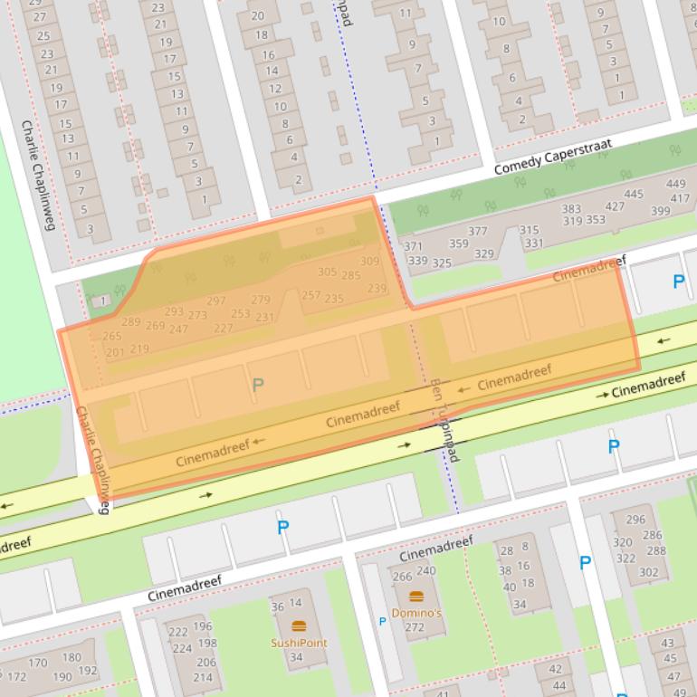 Kaart van postcodegebied 1325EH.