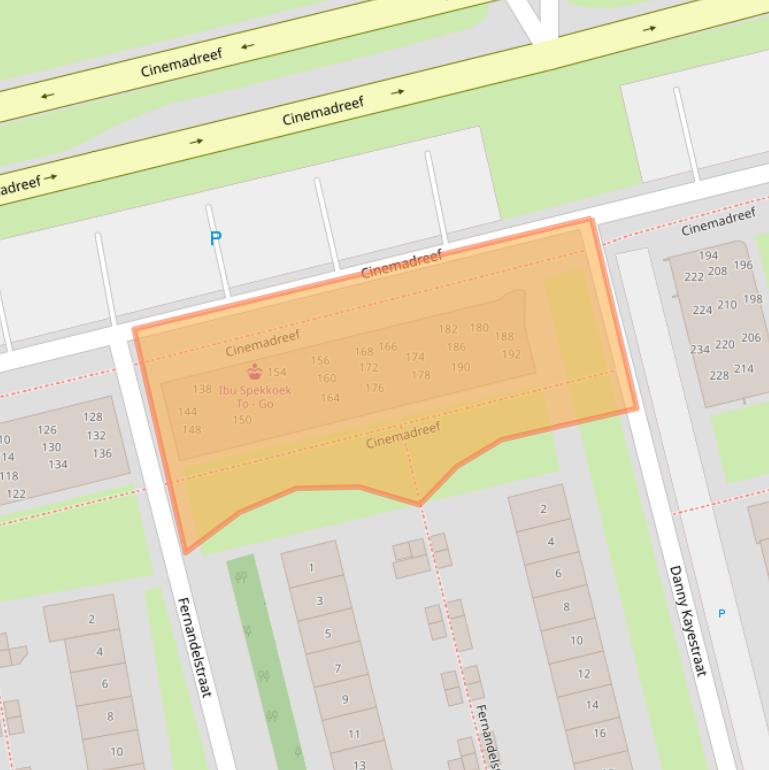 Kaart van postcodegebied 1325EP.