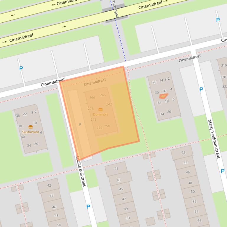 Kaart van postcodegebied 1325ES.