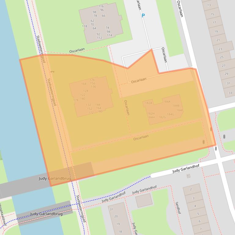 Kaart van postcodegebied 1325EZ.