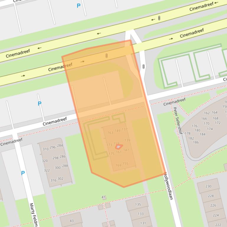 Kaart van postcodegebied 1325GR.