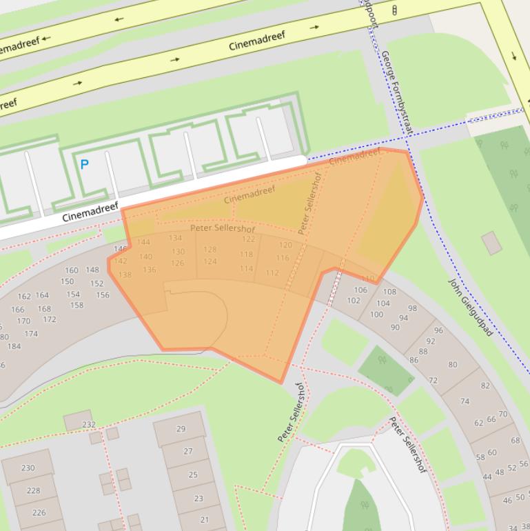 Kaart van postcodegebied 1325GX.