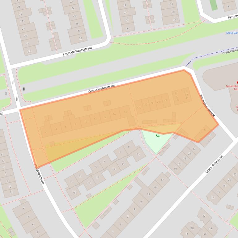 Kaart van postcodegebied 1325HB.