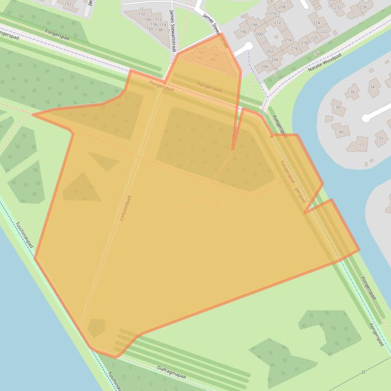 Kaart van postcodegebied 1325JK.