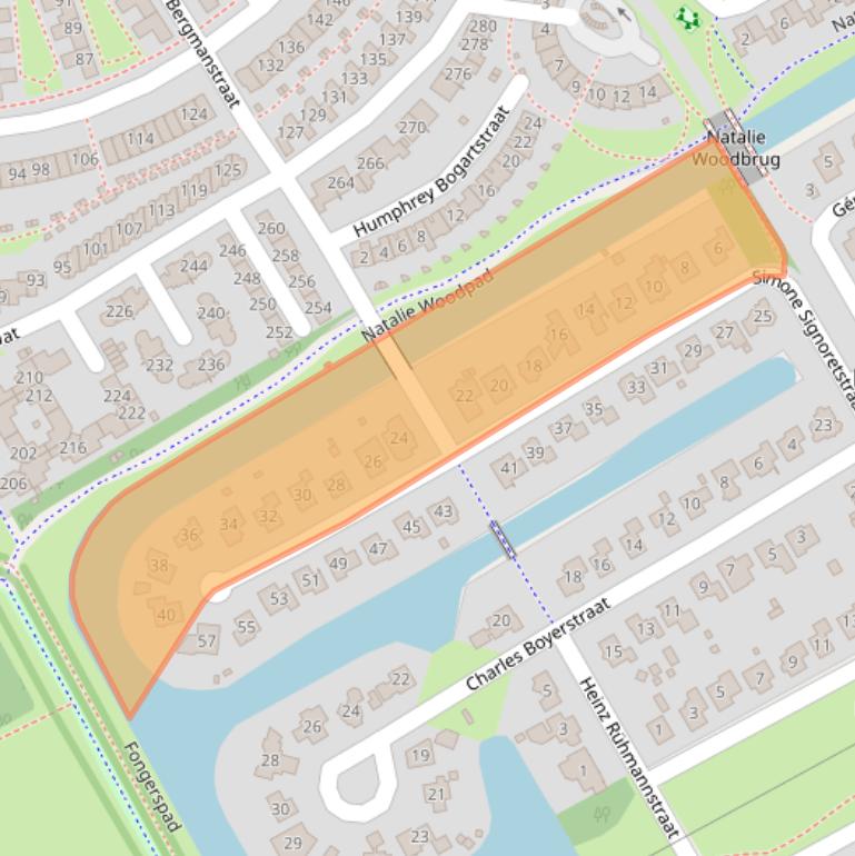 Kaart van postcodegebied 1325LE.