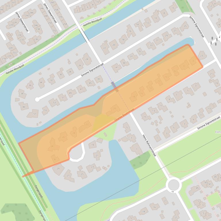 Kaart van postcodegebied 1325LH.