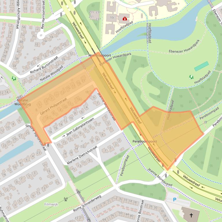 Kaart van postcodegebied 1325LL.