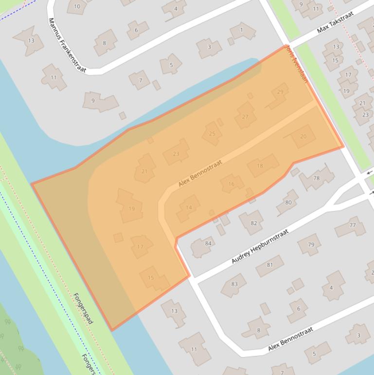 Kaart van postcodegebied 1325PA.