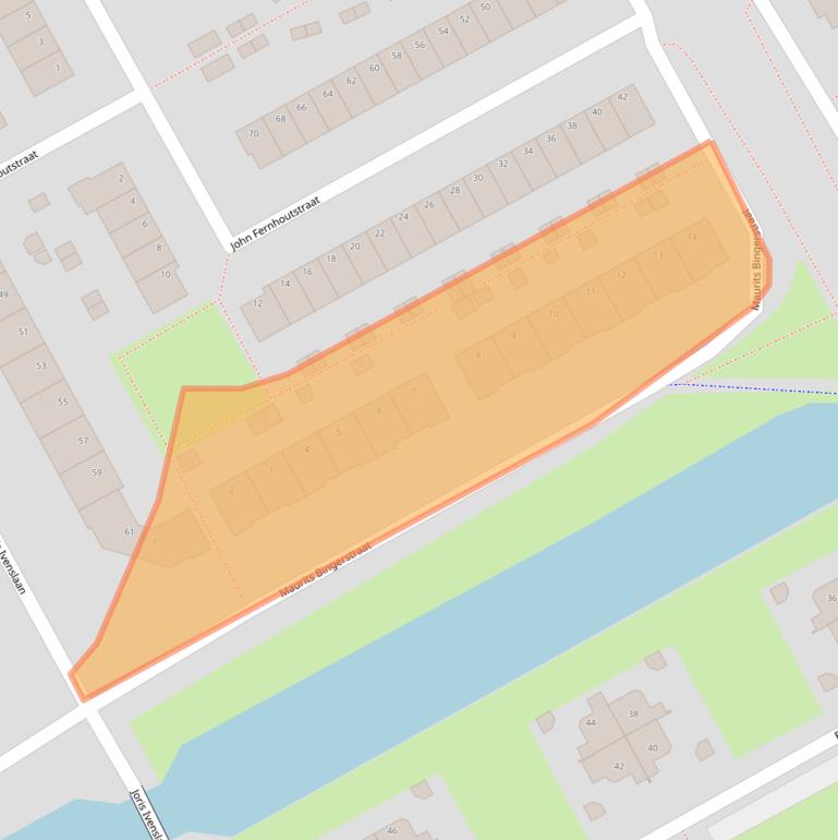 Kaart van postcodegebied 1325PD.