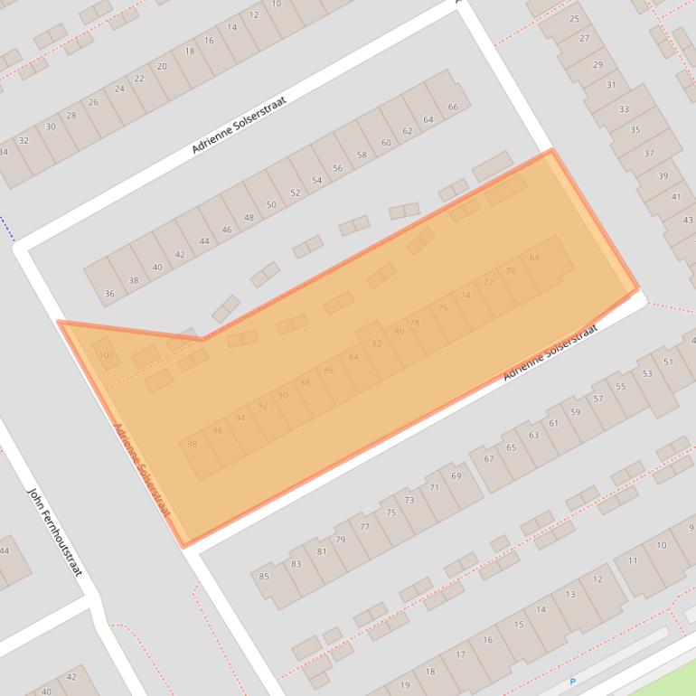 Kaart van postcodegebied 1325PH.