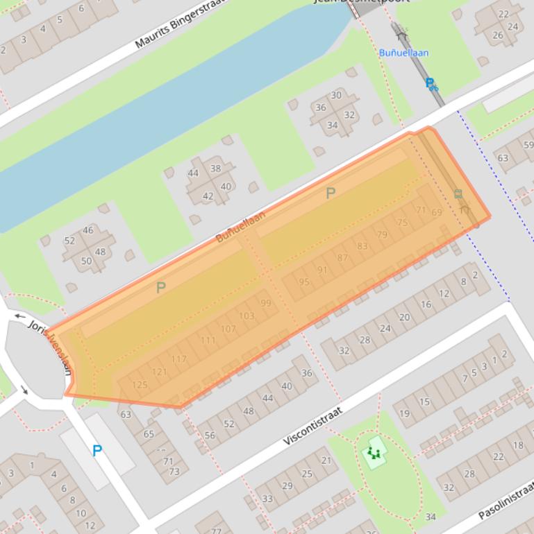 Kaart van postcodegebied 1325PW.