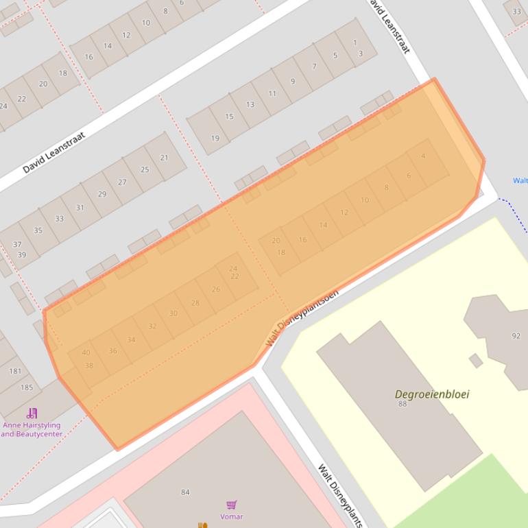 Kaart van postcodegebied 1325RH.