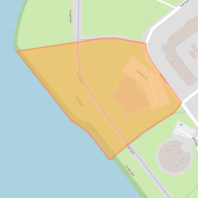 Kaart van postcodegebied 1325SH.