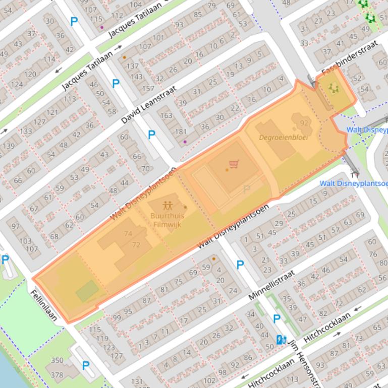 Kaart van postcodegebied 1325SX.