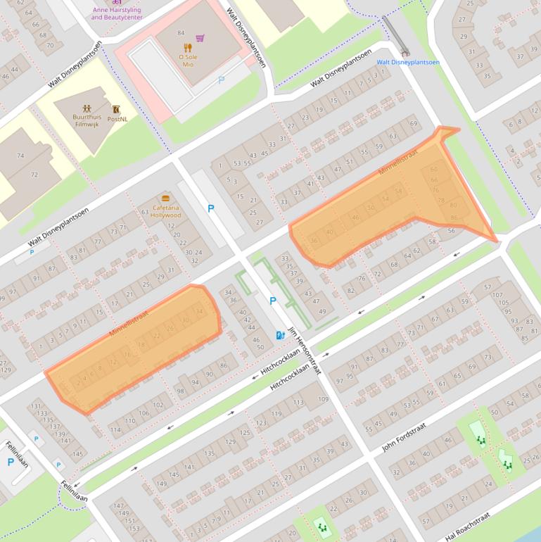 Kaart van postcodegebied 1325TA.