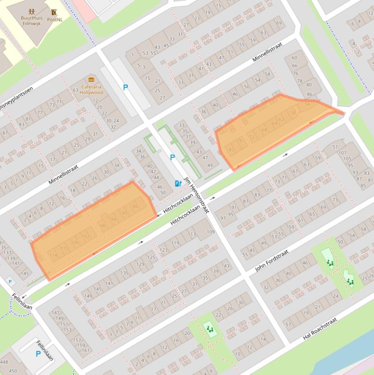 Kaart van postcodegebied 1325TE.