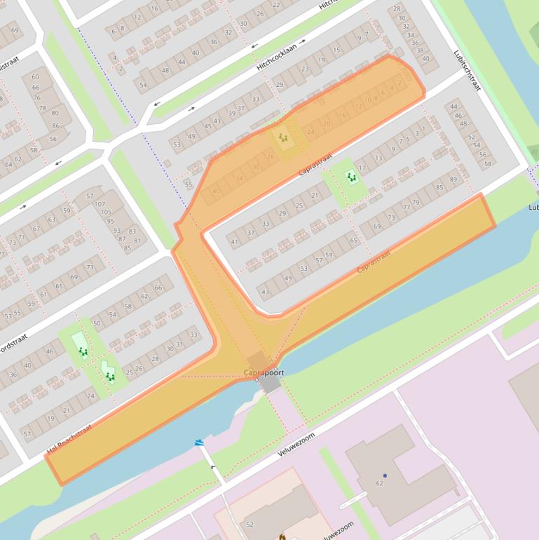 Kaart van postcodegebied 1325TM.