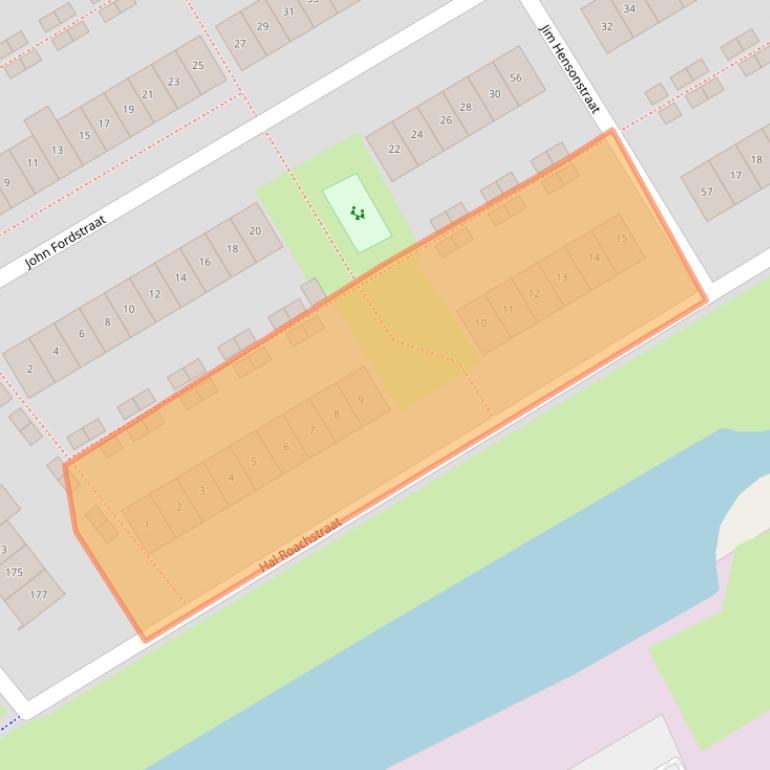 Kaart van postcodegebied 1325TN.