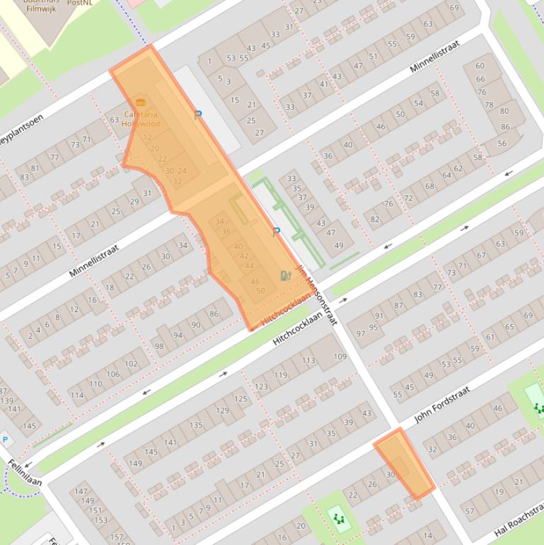 Kaart van postcodegebied 1325VD.