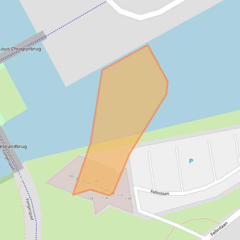 Kaart van postcodegebied 1325VN.