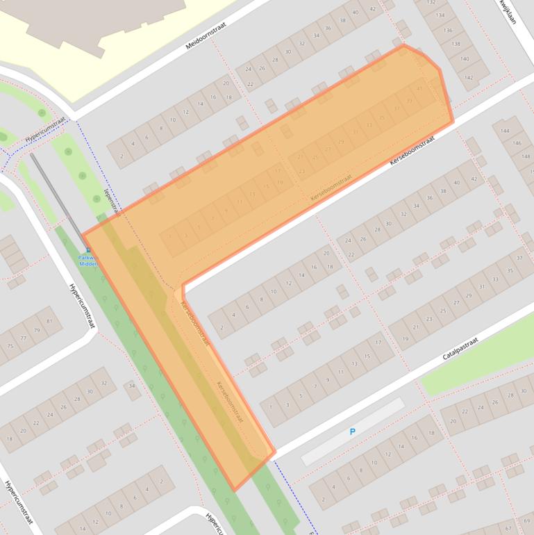 Kaart van postcodegebied 1326DG.