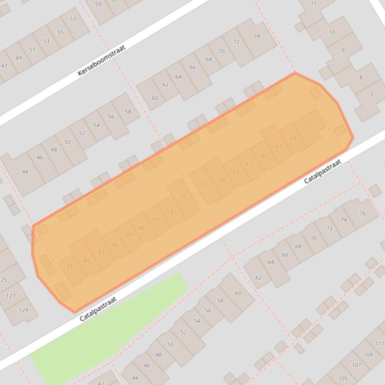 Kaart van postcodegebied 1326DM.