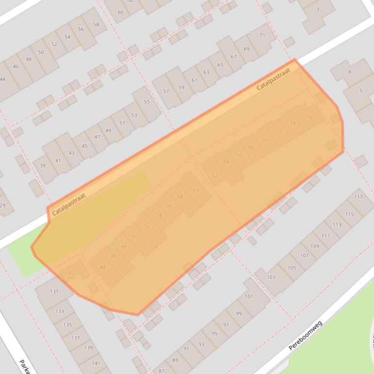 Kaart van postcodegebied 1326DP.