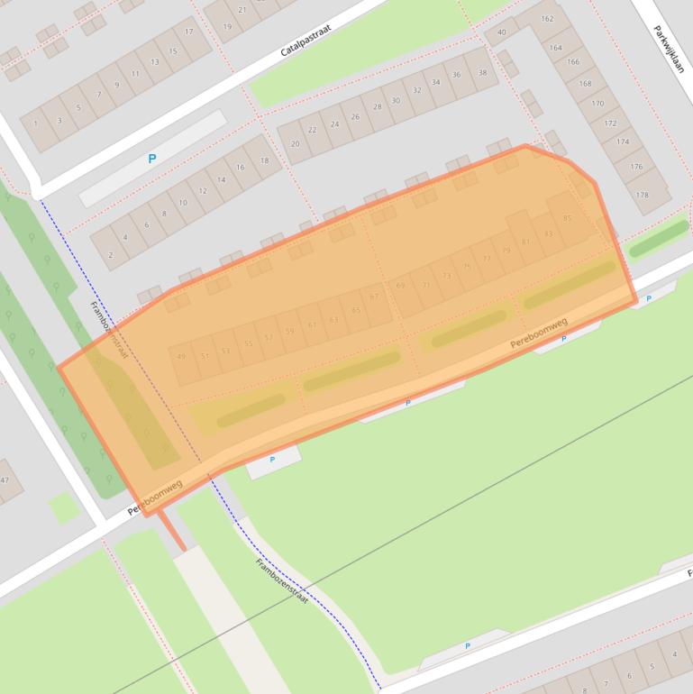 Kaart van postcodegebied 1326DW.