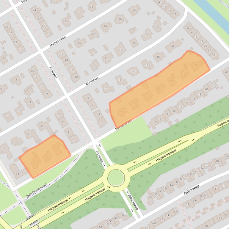 Kaart van postcodegebied 1326GK.