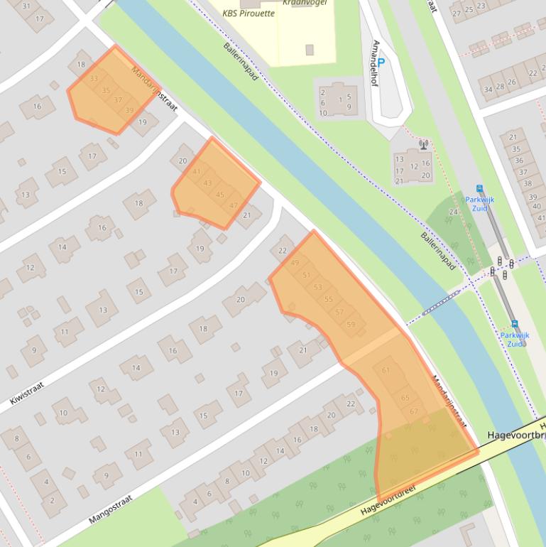 Kaart van postcodegebied 1326GS.