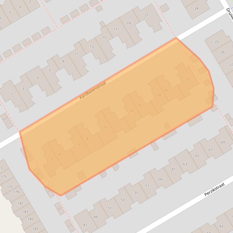 Kaart van postcodegebied 1326HK.