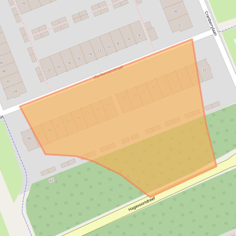 Kaart van postcodegebied 1326JG.