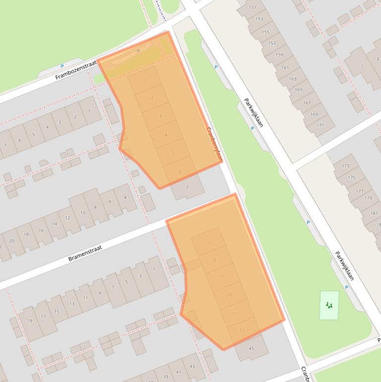 Kaart van postcodegebied 1326JP.