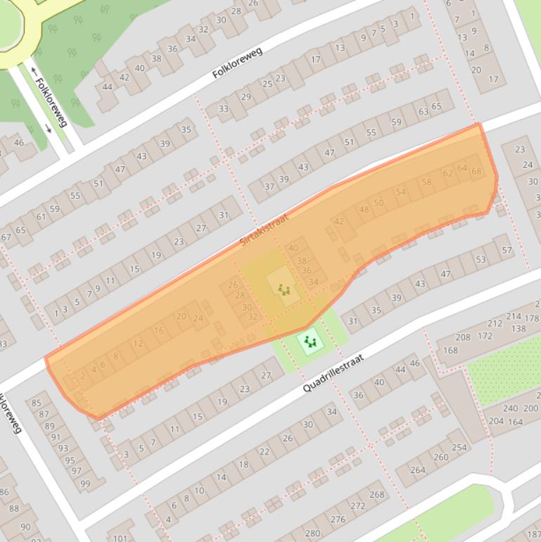 Kaart van postcodegebied 1326LD.