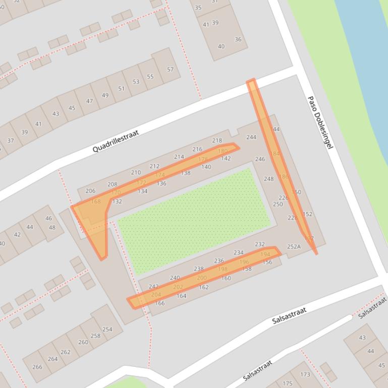 Kaart van postcodegebied 1326LJ.