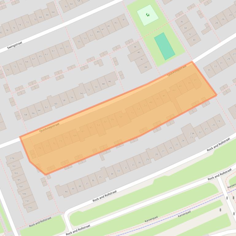 Kaart van postcodegebied 1326PW.