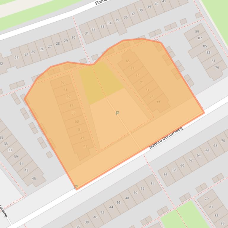 Kaart van postcodegebied 1326SN.